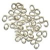 SS2620 25 4x3mm Oval Sterling Silver Jump Rings